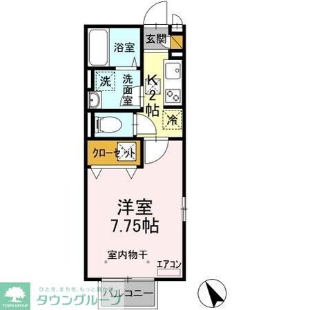 モナリエKの物件間取画像